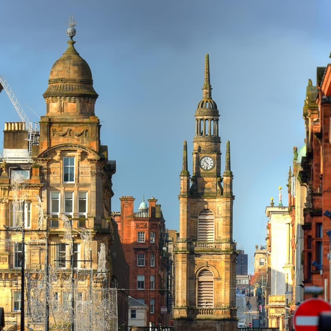 Modern And Refurbished Flat In Merchant City Glasgow Exteriör bild