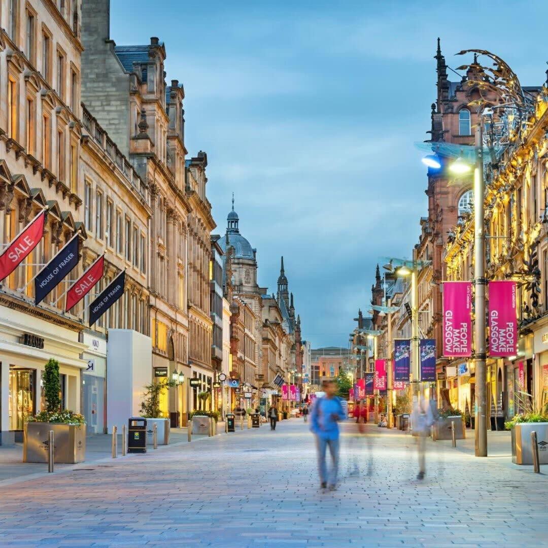 Modern And Refurbished Flat In Merchant City Glasgow Exteriör bild